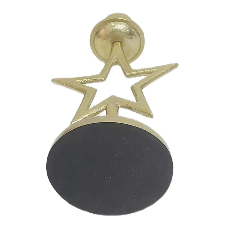 9x5\" Star Taper Holder, Gold