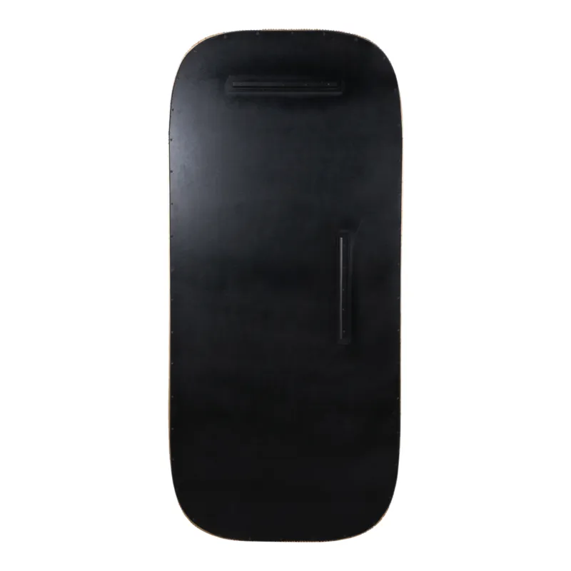90x42" Ribbed Curved Mirror, Gold