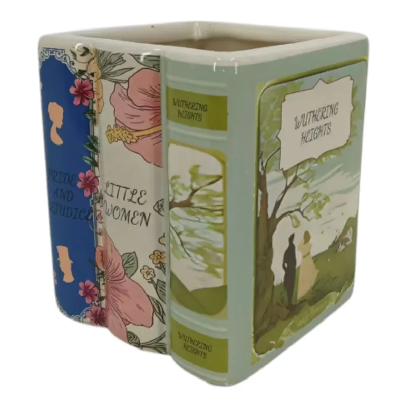 4\" Classic Books Pencil Cup, Multi