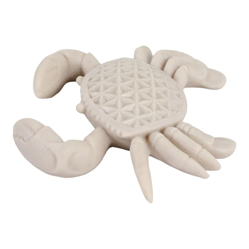 7x9x2 Resin Sand Crab Natural