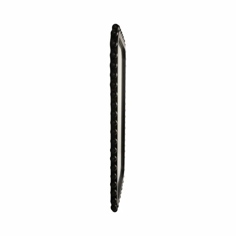 Ec 23x45\" Knobby Rectangular Mirror, Black