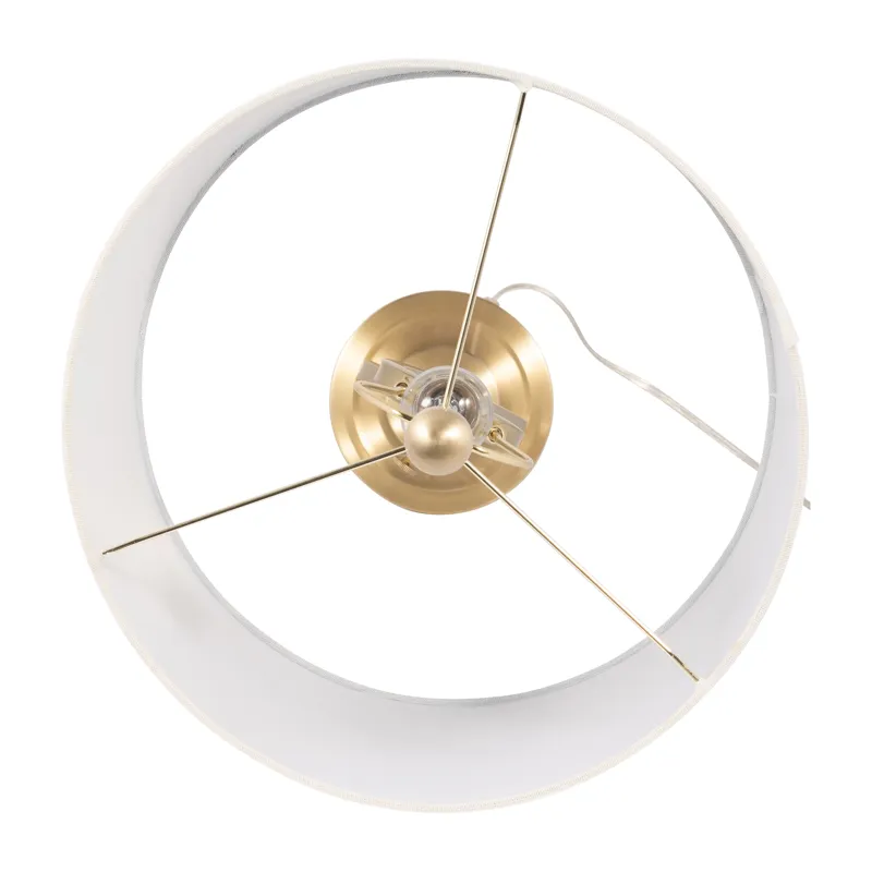 Metal, S/2 28\" Infinity Table Lamps, Gold