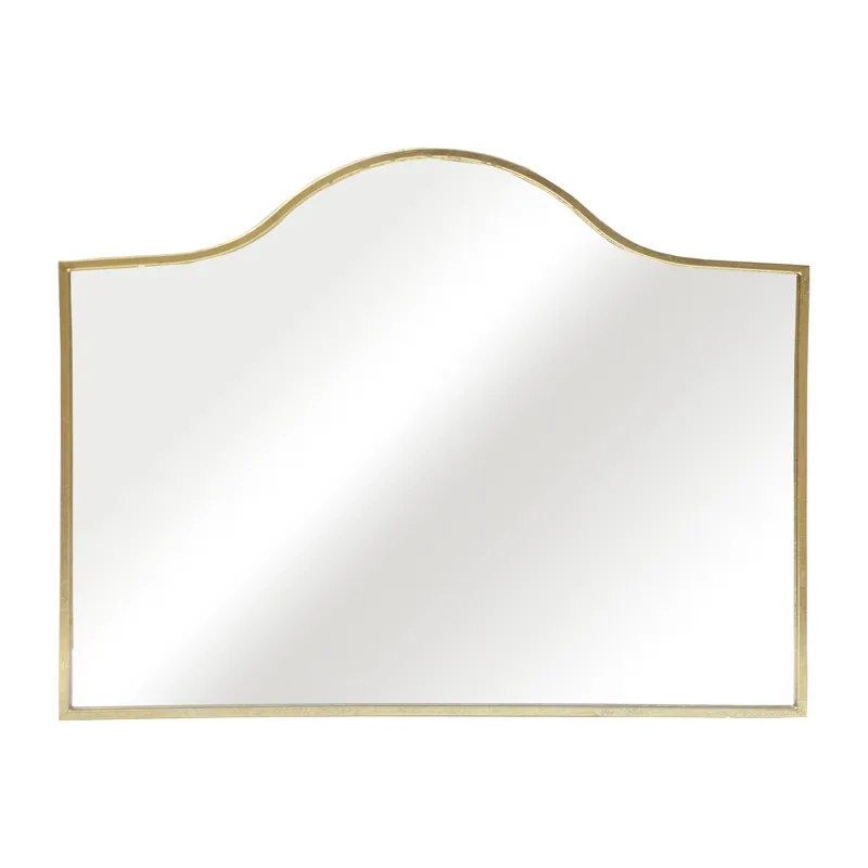 Metal, 39x30 Arch Mirror, Gold