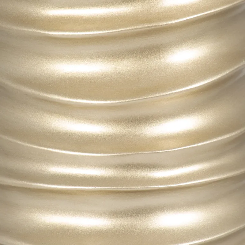 Resin 29\" Stacking Rings Table Lamp, Champagne