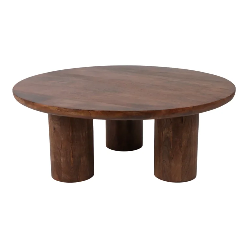 Ec Wood,36\" Scandinavian Coffee Table,brwn Kd