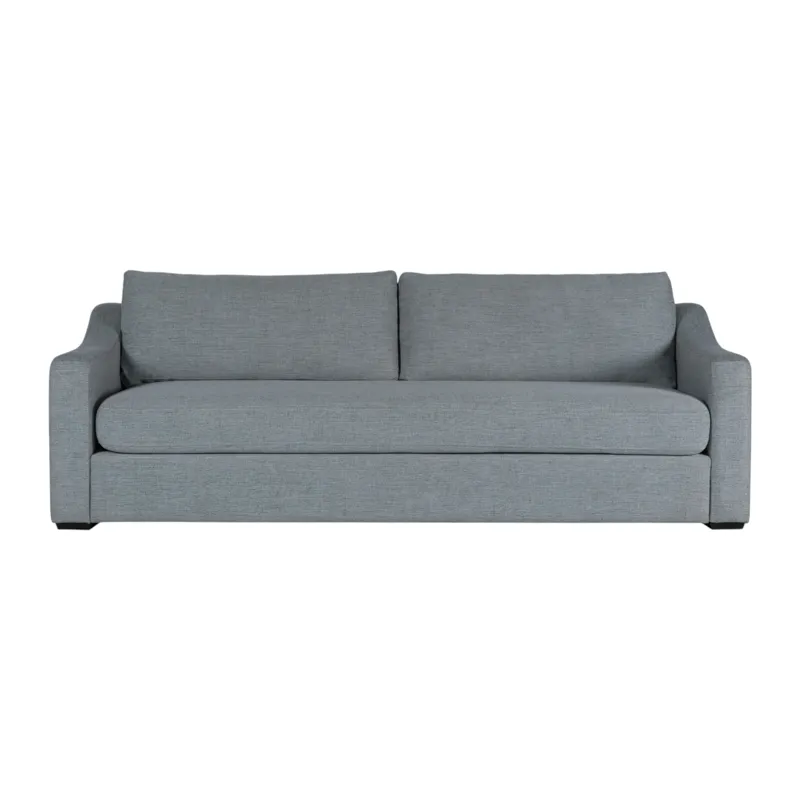 95x40" Cary Modern Sofa, Grey/brown