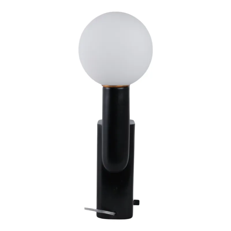 20x12\" Double Head Totem Lamp With Base Switch, Bl