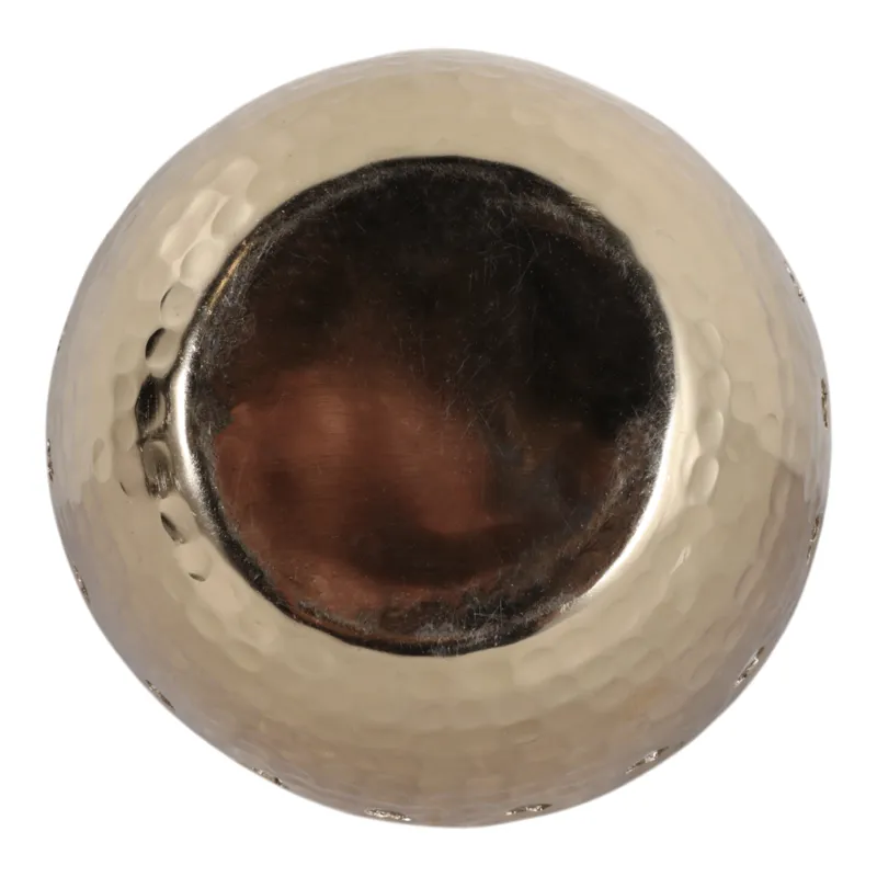 6\" 30 Oz Fig & Apricot Hearts Pierced Metal Candle