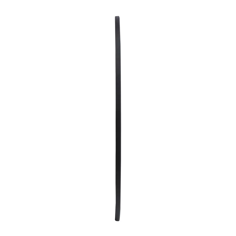 Metal 36" Round Mirror, Black