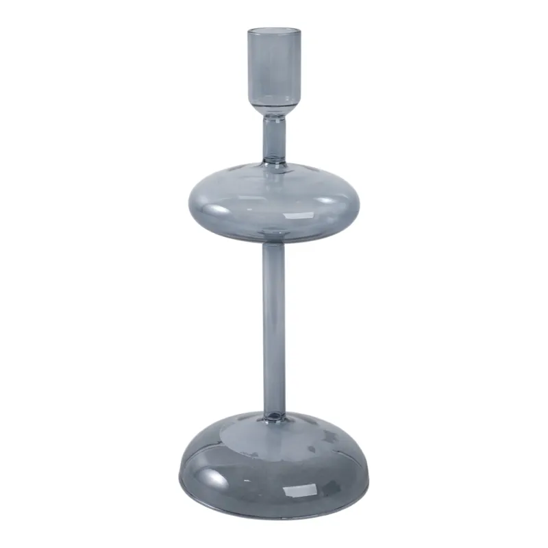 10x4\" Retro Bubble Taper Holder, Blue