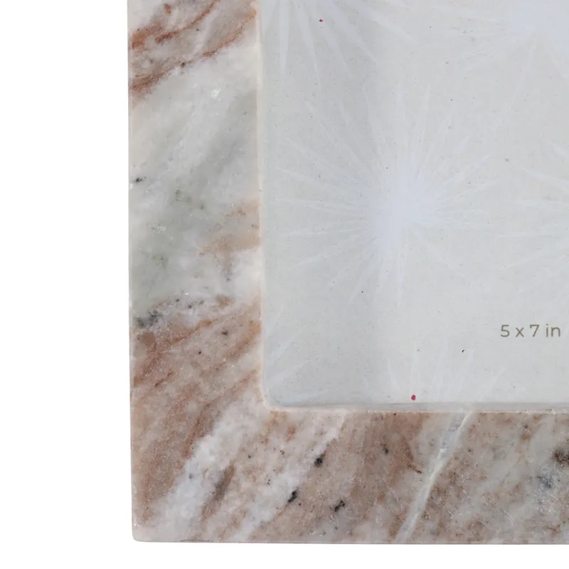 5x7" Arch Opening Marble Photo Frame, Multi