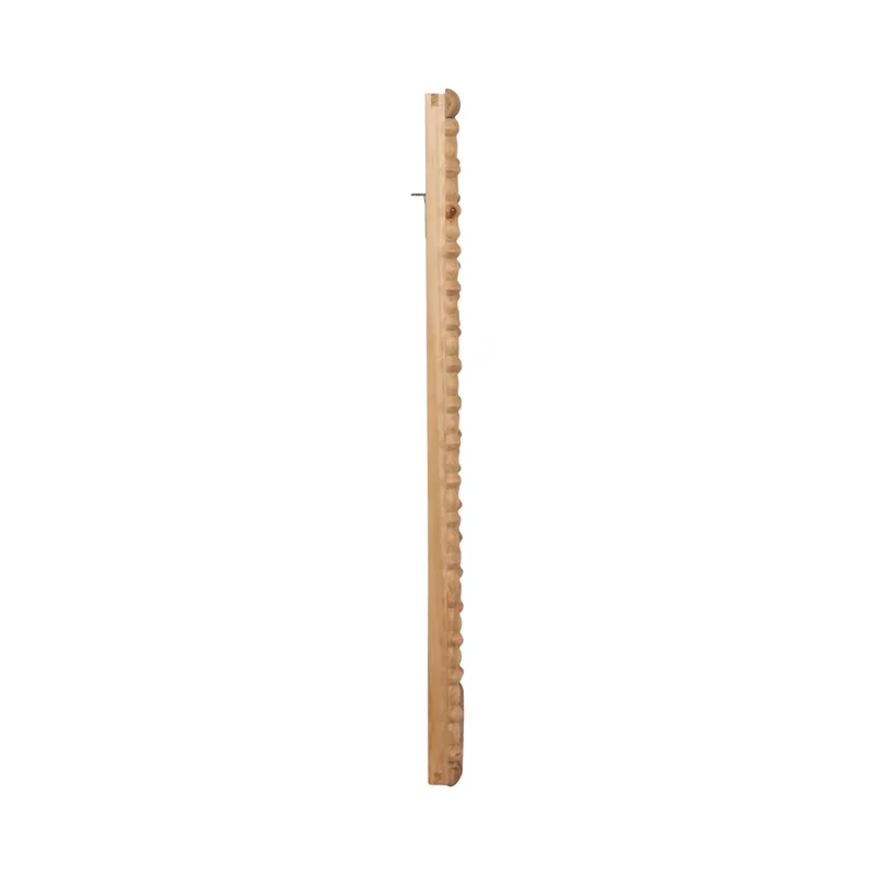 Ec 30x44 Carved Wood Mirror, Natural