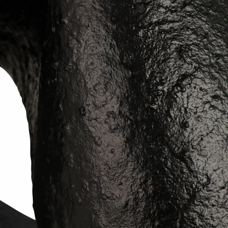 15\" Twisted Metal Circle, Black