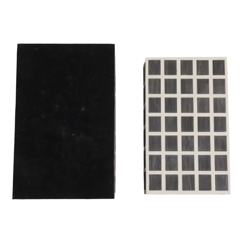 S/2 10/11" Etched Squares Resin Boxes, Ivory/brown