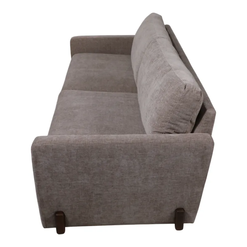 94x39" Modern Textured Sofa, Light Brown