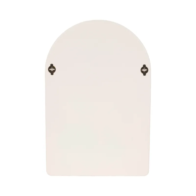 Ec 24\" Arch Rough Finish Wall Shelf, White