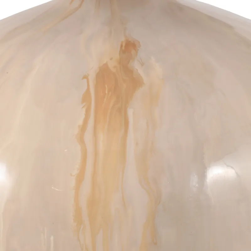 28x22\" Metal Base Table Lamp, Ivory