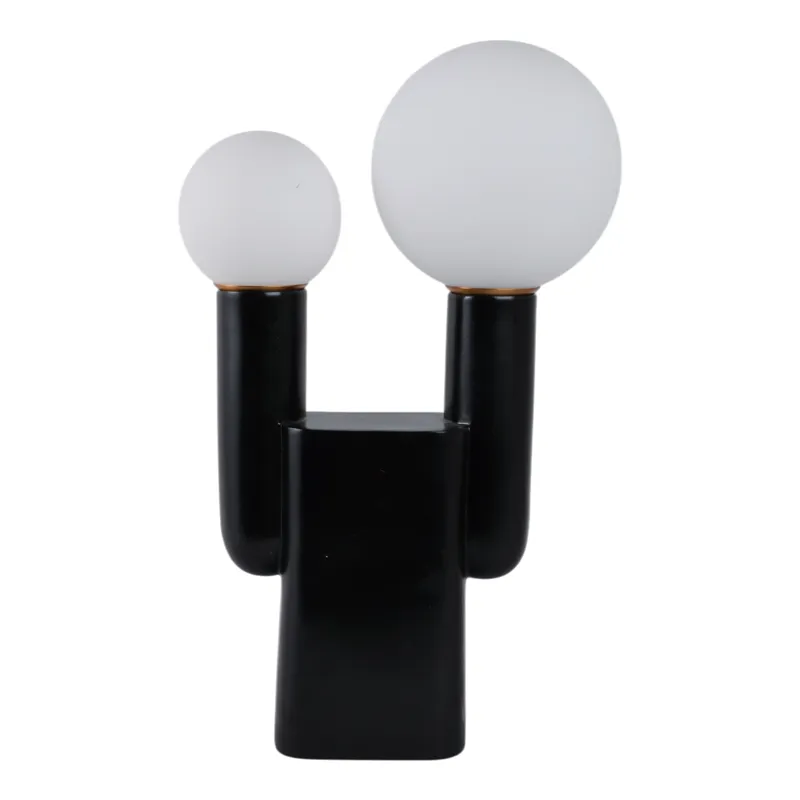 20x12\" Double Head Totem Lamp With Base Switch, Bl