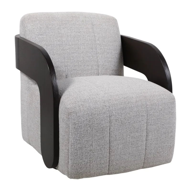 33x31" Modern Swivel Rocker Chair, Tan/brown