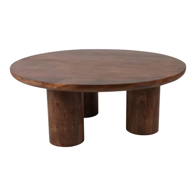 Ec Wood,36\" Scandinavian Coffee Table,brwn Kd