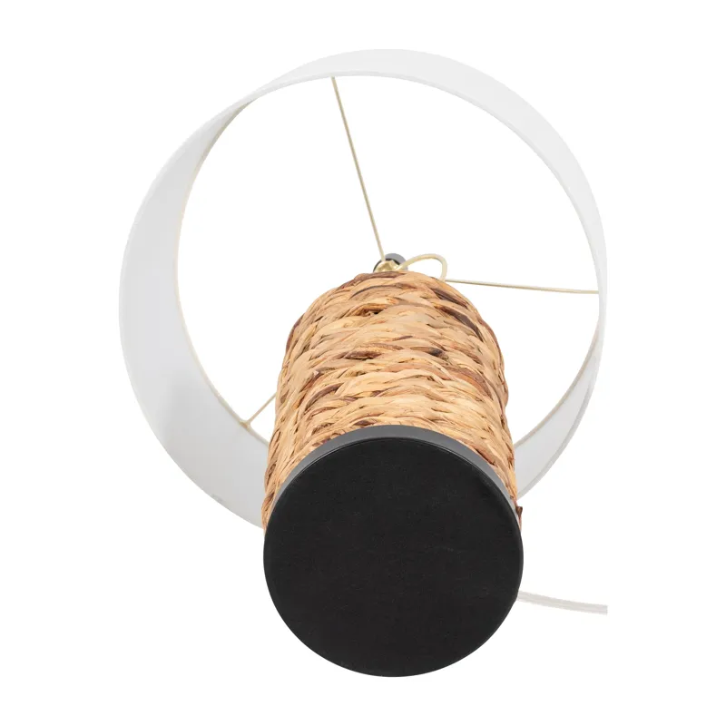 Seagrass 26\" Pillar Table Lamp, Natural