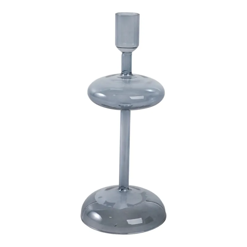 10x4\" Retro Bubble Taper Holder, Blue