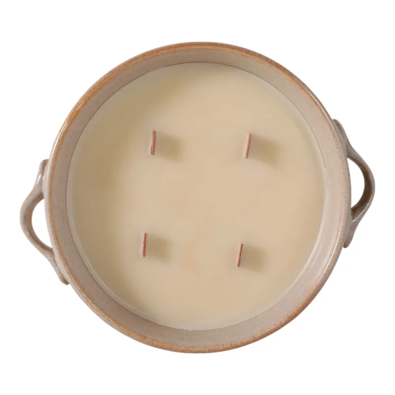 8\" 14 Oz Coffee Candle, Brown