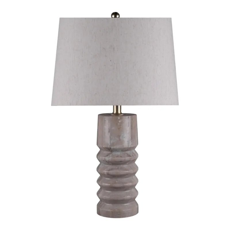 24" Marble Table Lamp Kd