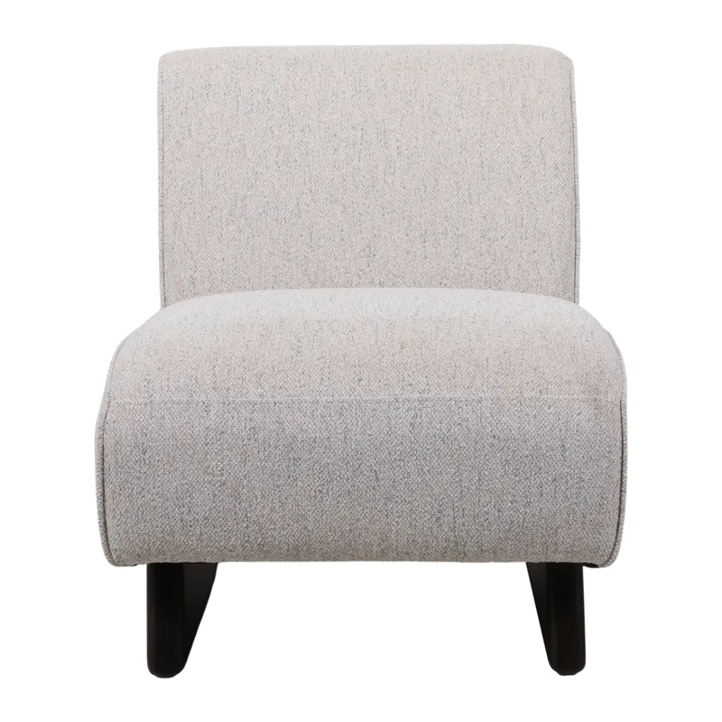 33x30" Warren Accent Chair, Ivory/brown