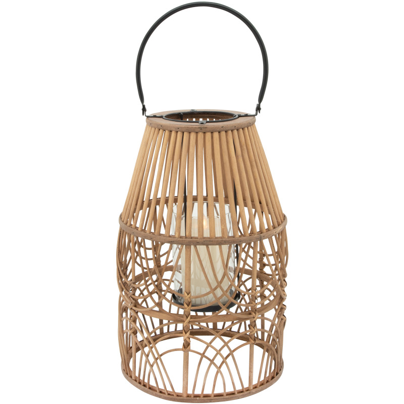 Wicker Lantern Natural 16in