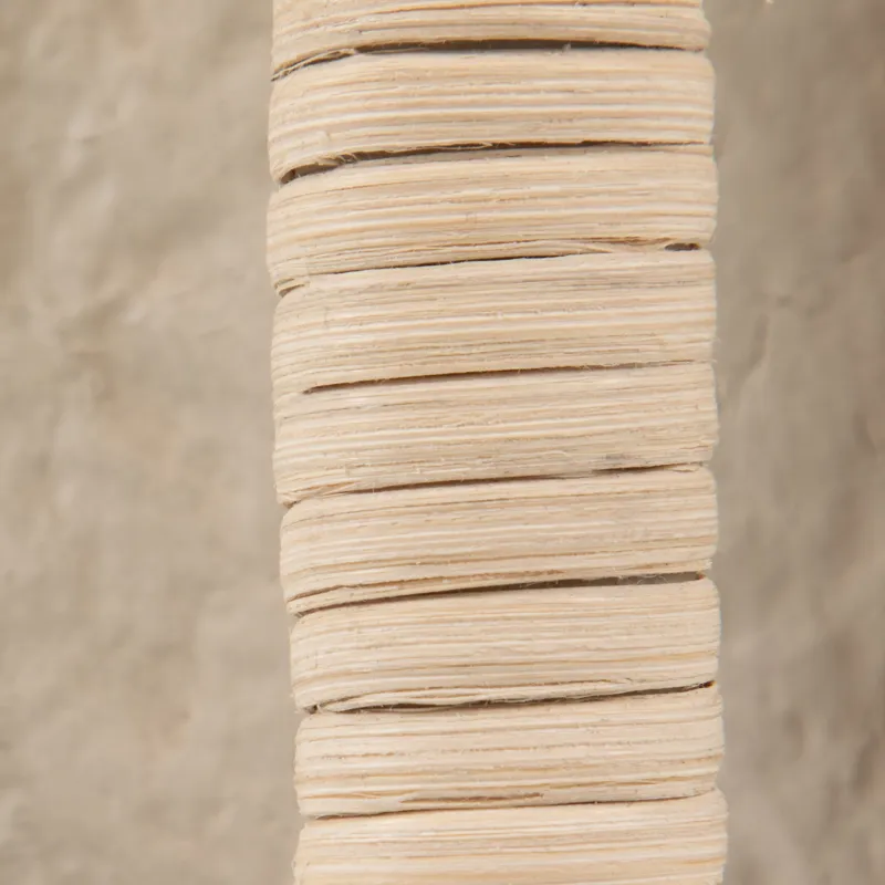 Ecomix, 12\" Crafted Vase W Handle, Ivory