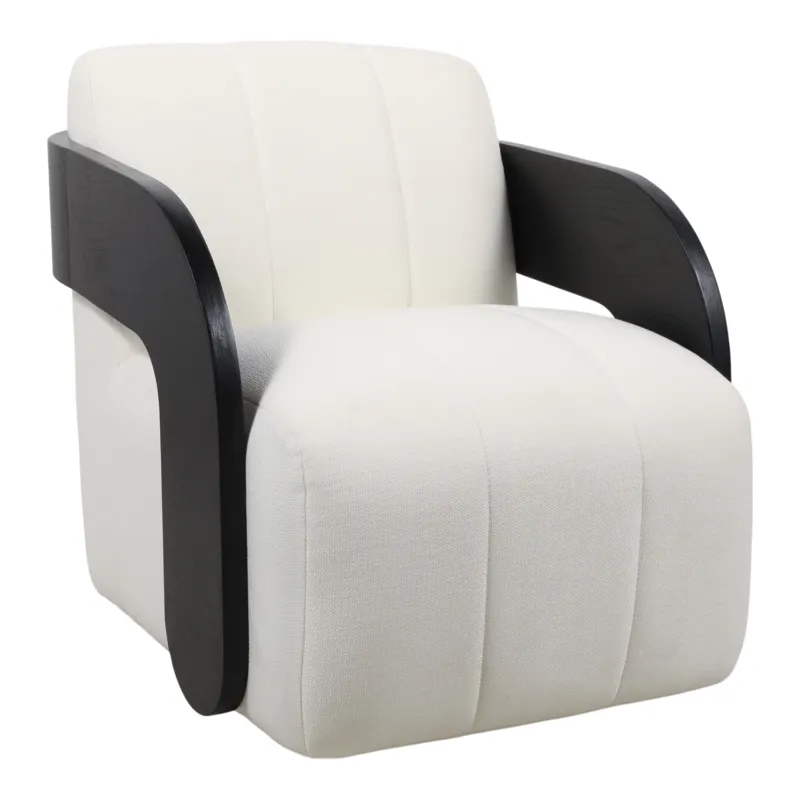 33x31" Modern Swivel Rocker Chair, Gray/black