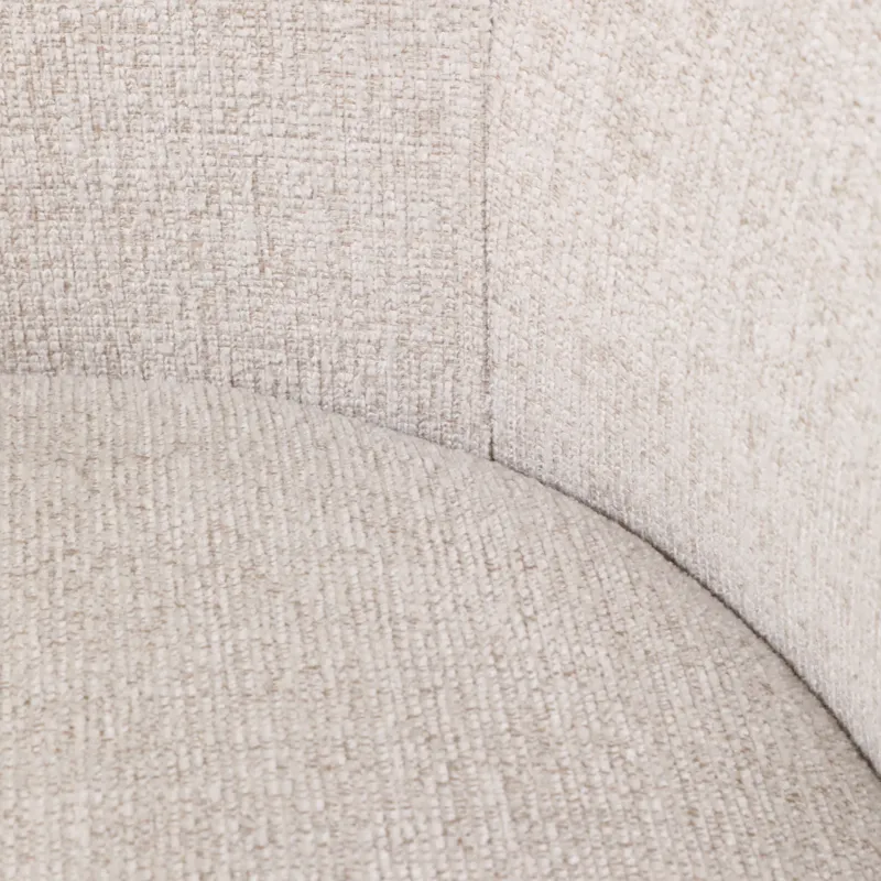 32x30" Modesto Accent Chair, Ivory/brown