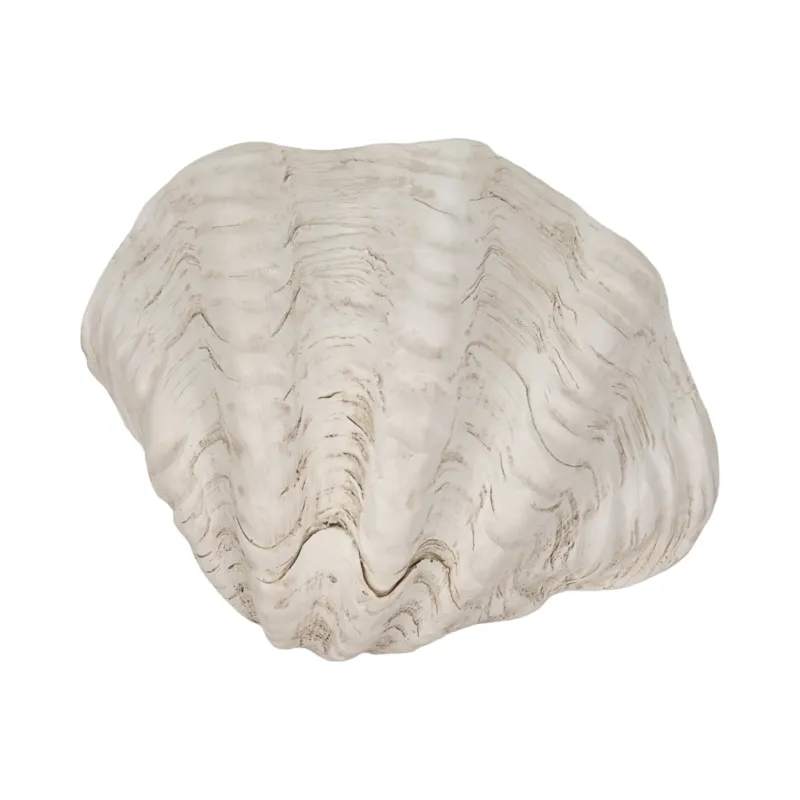 9\" Pearlized Shell Bowl, Ivory