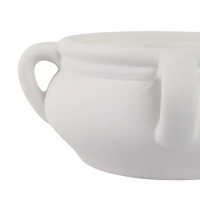 7\" 12.5 Oz Sea Salt & Bergamot Bowl Candle, White