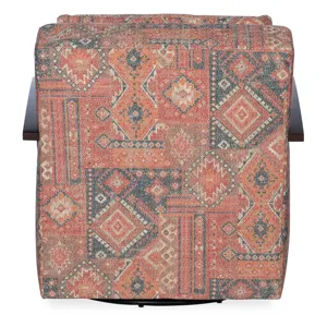 Corley Exposed Wood Swivel Chair Silo