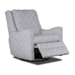 Dimitri Swivel Glider Recliner Solid Back - Power Recline Silo