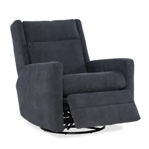Daxton Swivel Glider Recliner Divided Back - Power Recline with Power Headrest