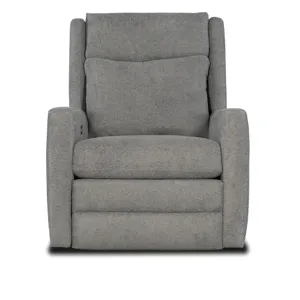 Daxton Swivel Glider Recliner Divided Back - Power Recline Silo
