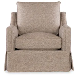 Nora Skirted Swivel Chair