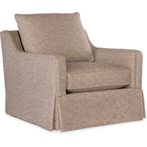 Nora Skirted Swivel Chair