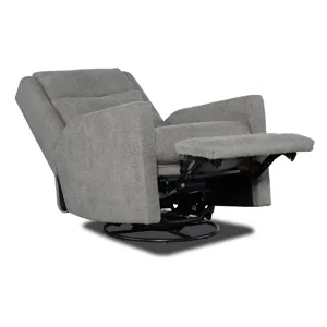 Daxton Swivel Glider Recliner Divided Back - Power Recline Silo