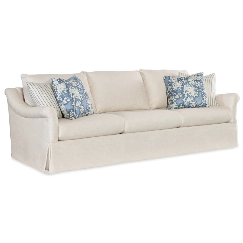 Emme Skirted Grand Sofa