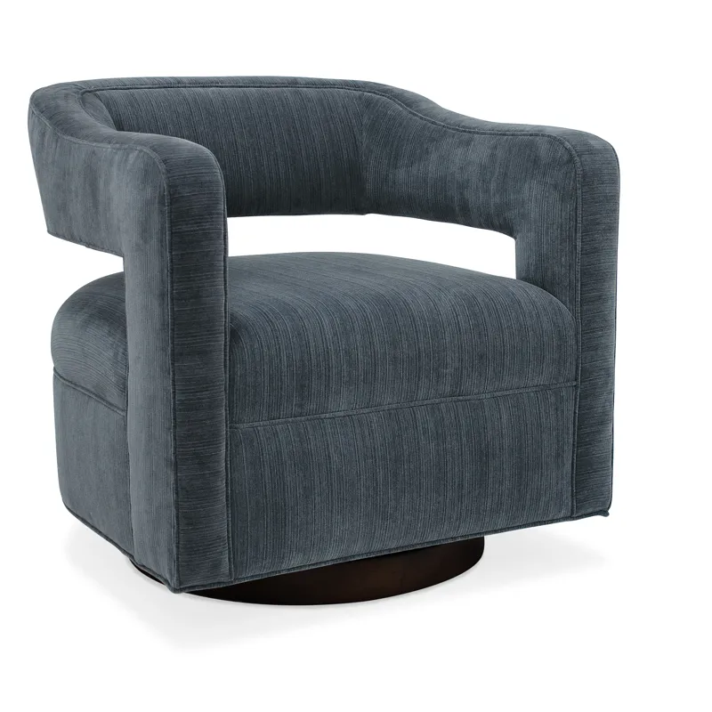 Max Swivel Chair - Wood Base