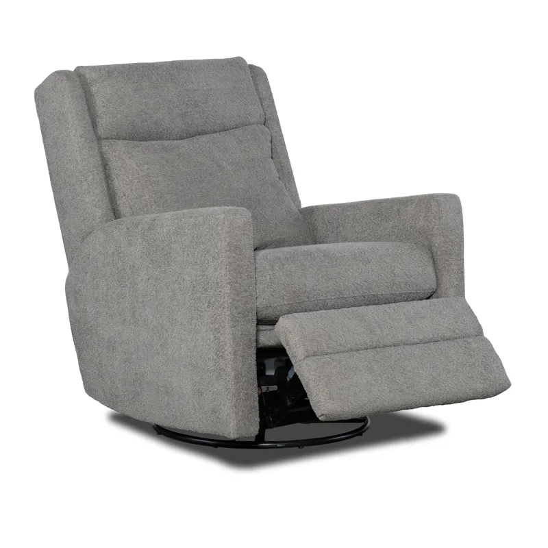 Daxton Swivel Glider Recliner Divided Back - Power Recline Silo