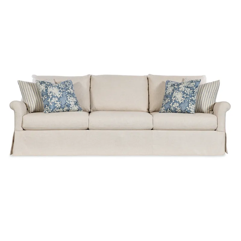 Emme Skirted Grand Sofa
