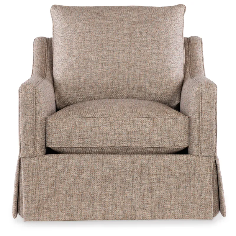 Nora Skirted Swivel Chair