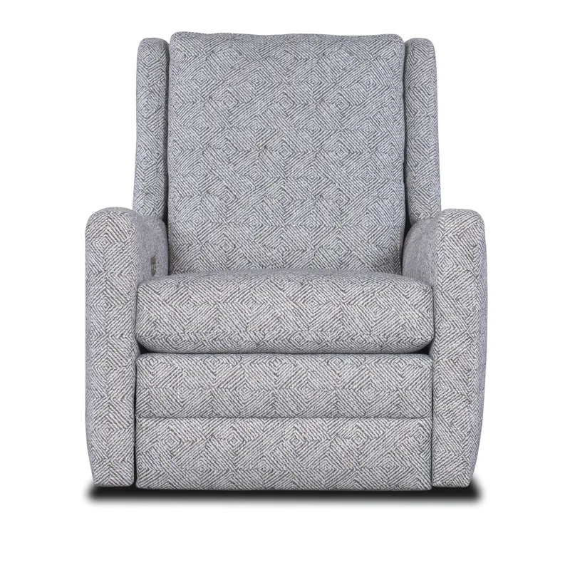 Dimitri Swivel Glider Recliner Solid Back - Power Recline Silo
