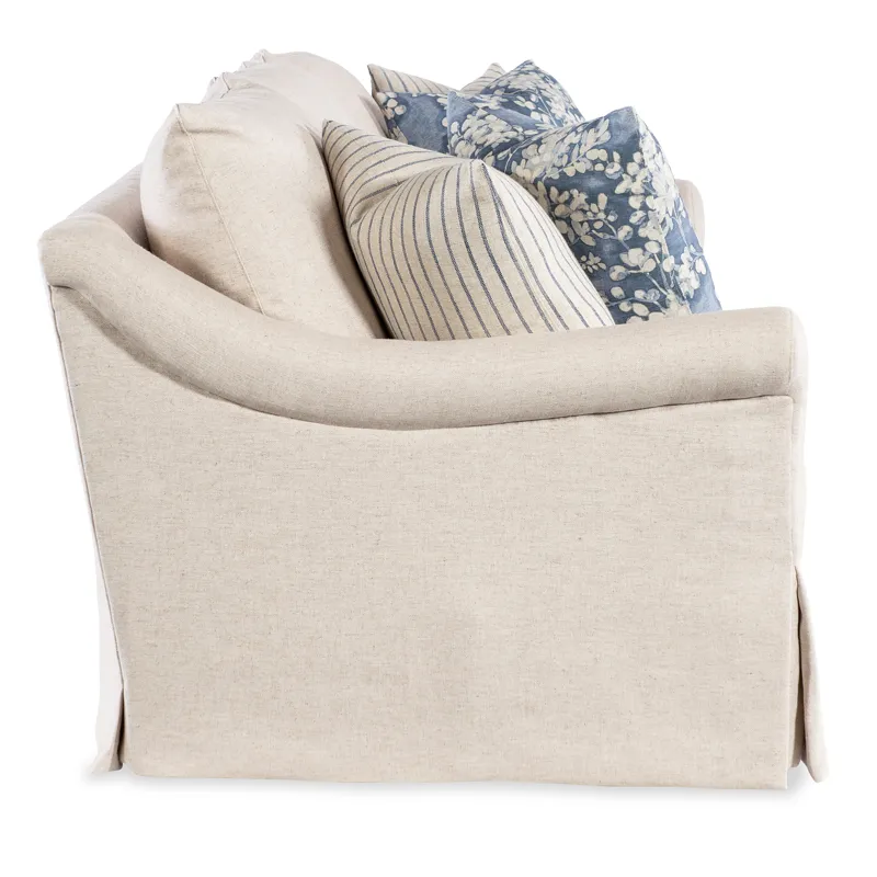 Emme Skirted Grand Sofa