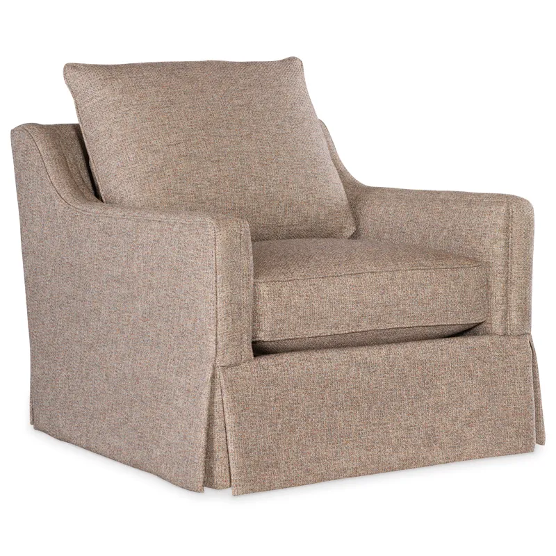Nora Skirted Swivel Chair